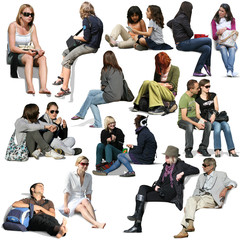 Sitting People Collection