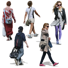 Walking People Collection