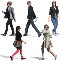 Walking People Collection