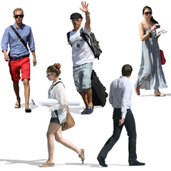 Walking People Collection