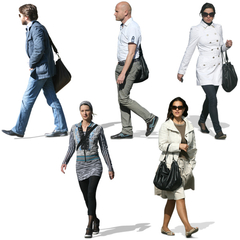 Walking People Collection