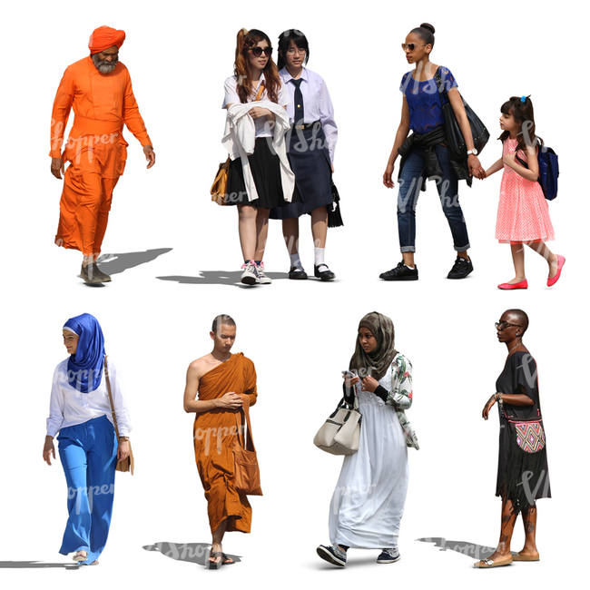 vishopper cut out people free diversity pack collections vishopper