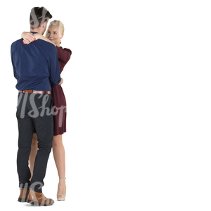 man and woman dancing
