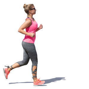 woman running