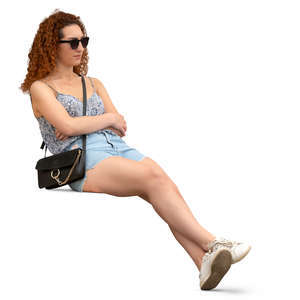woman sitting