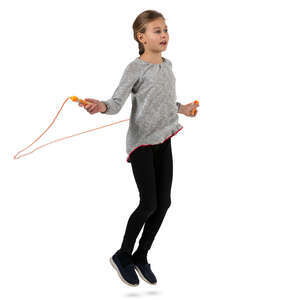 girl jumping with jum rope