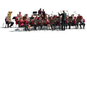 symphony orchestra performing