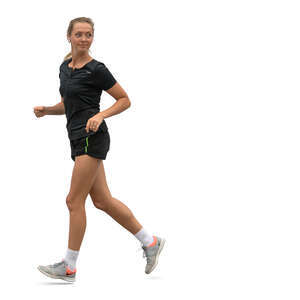 woman running