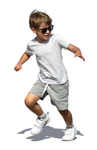 small child running