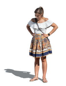 woman standing
