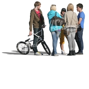 group of youngsters standing together
