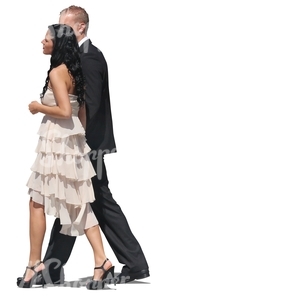 couple walking side by side