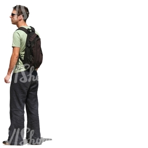 man with sunglasses standing