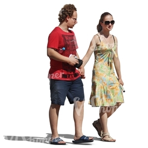 couple walking hand in hand