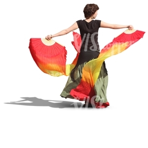 woman performing a dance