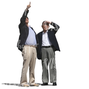 two asian businessmen