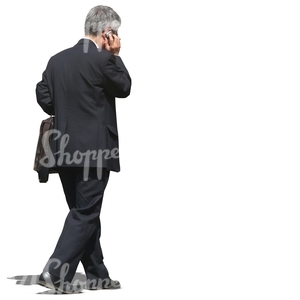 businessman talking on a phone