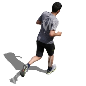 man jogging