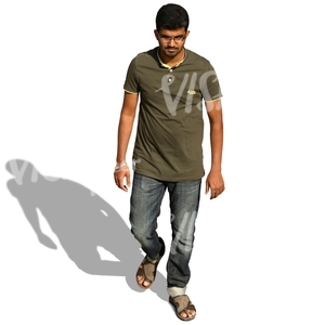 hindu man walking