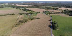 background with agricultural fields