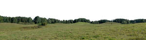 background image of a rural landscape with slopes and meadows 