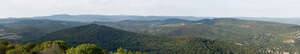 landscape with mountains and forests