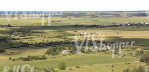 aerial view of rural landscape