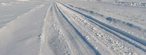 road in the snow