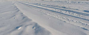 road in wintertime
