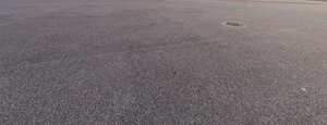 tarmac field in sunlight