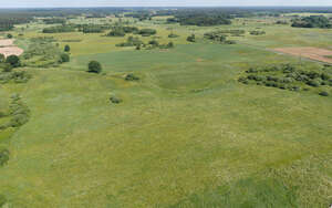 countryside in summer seen from above