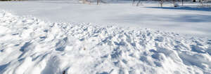 pile of snow