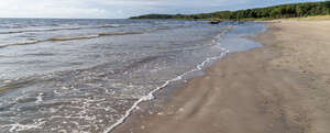 sandy sea shore