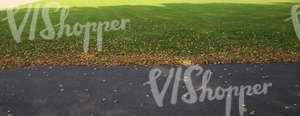 park walkway in autumn