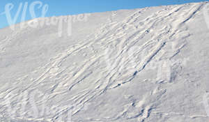 a slope covered with snow