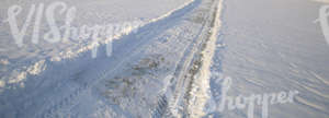 Country road in winter