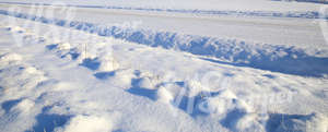 snow-covered country road