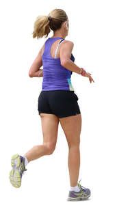 woman jogging