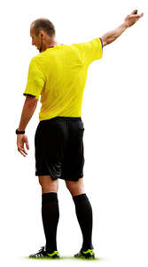referee standing