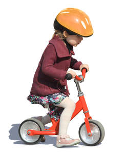 little girl with a likeabike