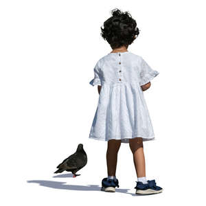 little black girl standing
