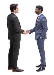 two businessmen shaking hands