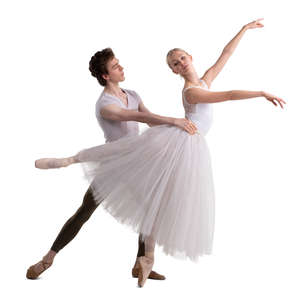 ballet dancers performing