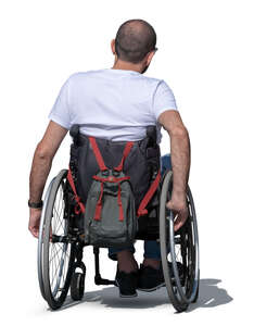 young man in a wheelchair