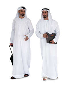 two arab men walking - VIShopper