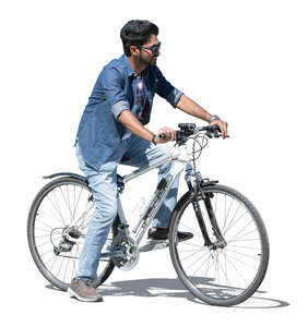 young indian man riding a bike - VIShopper