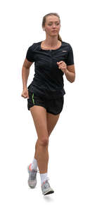 woman jogging