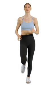 video of a woman jogging