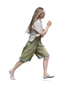 woman running
