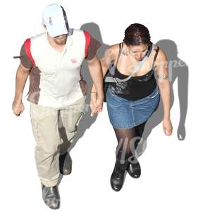 couple walking hand in hand